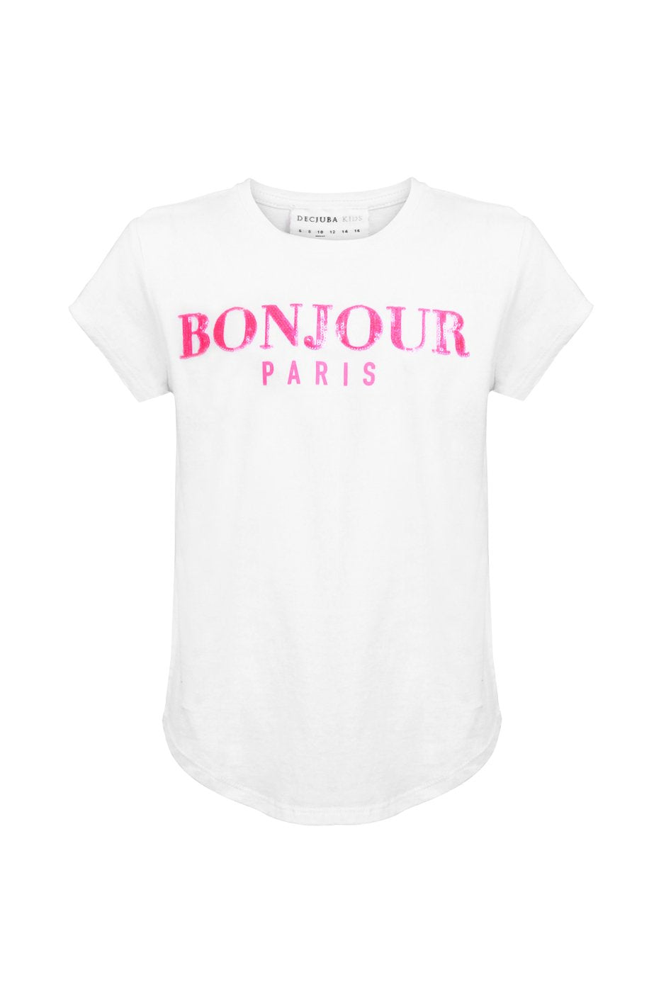 [TEST] Kids Bonjour Sequin Tee