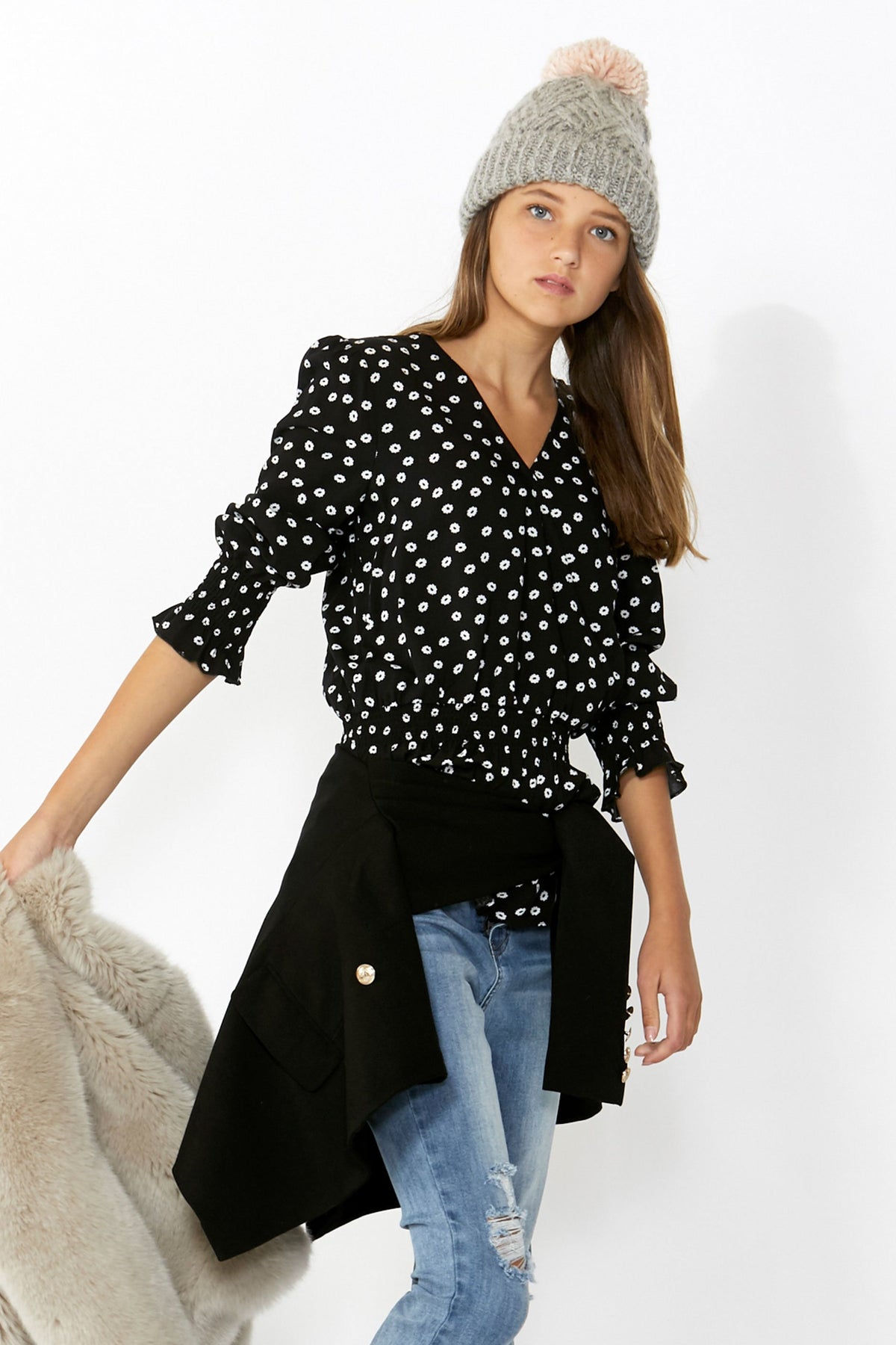 [TEST] Kids Mila Rouched Top
