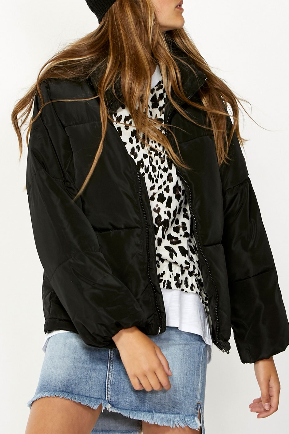 [TEST] Kids Cropped Puffer Jacket
