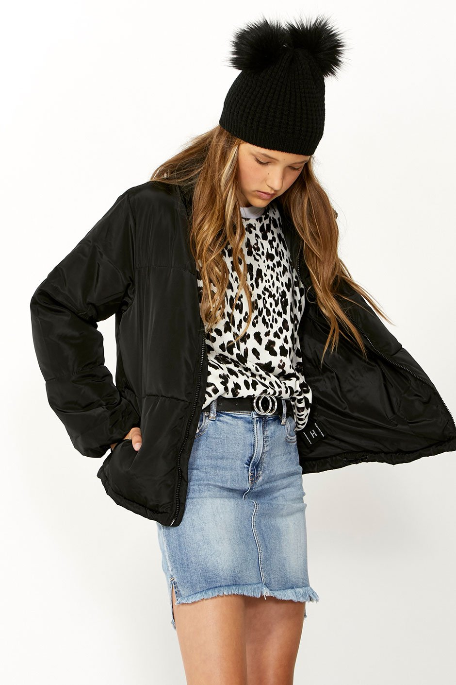 [TEST] Kids Cropped Puffer Jacket