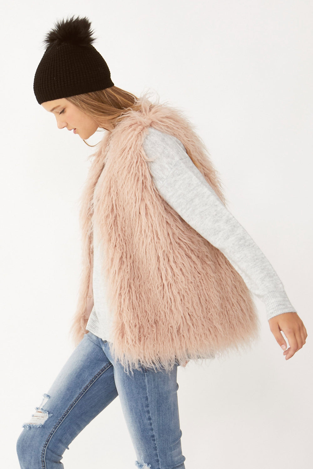 [TEST] Kids Felicity Faux Fur Vest