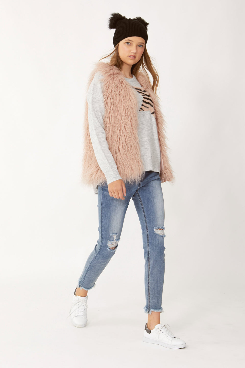 [TEST] Kids Felicity Faux Fur Vest