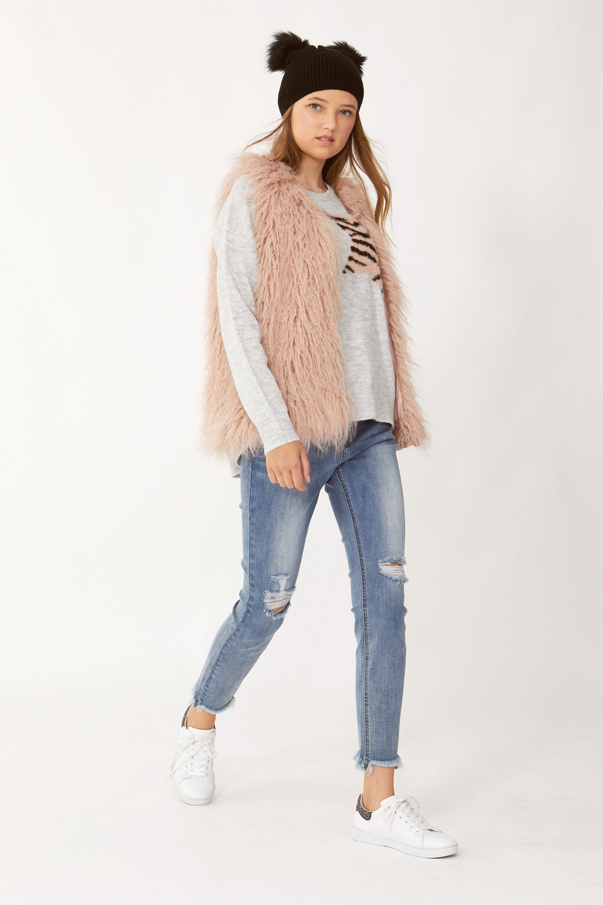 [TEST] Kids Felicity Faux Fur Vest