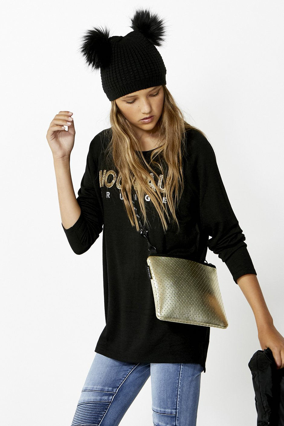 [TEST] Kids Nouveau Split Hem Top
