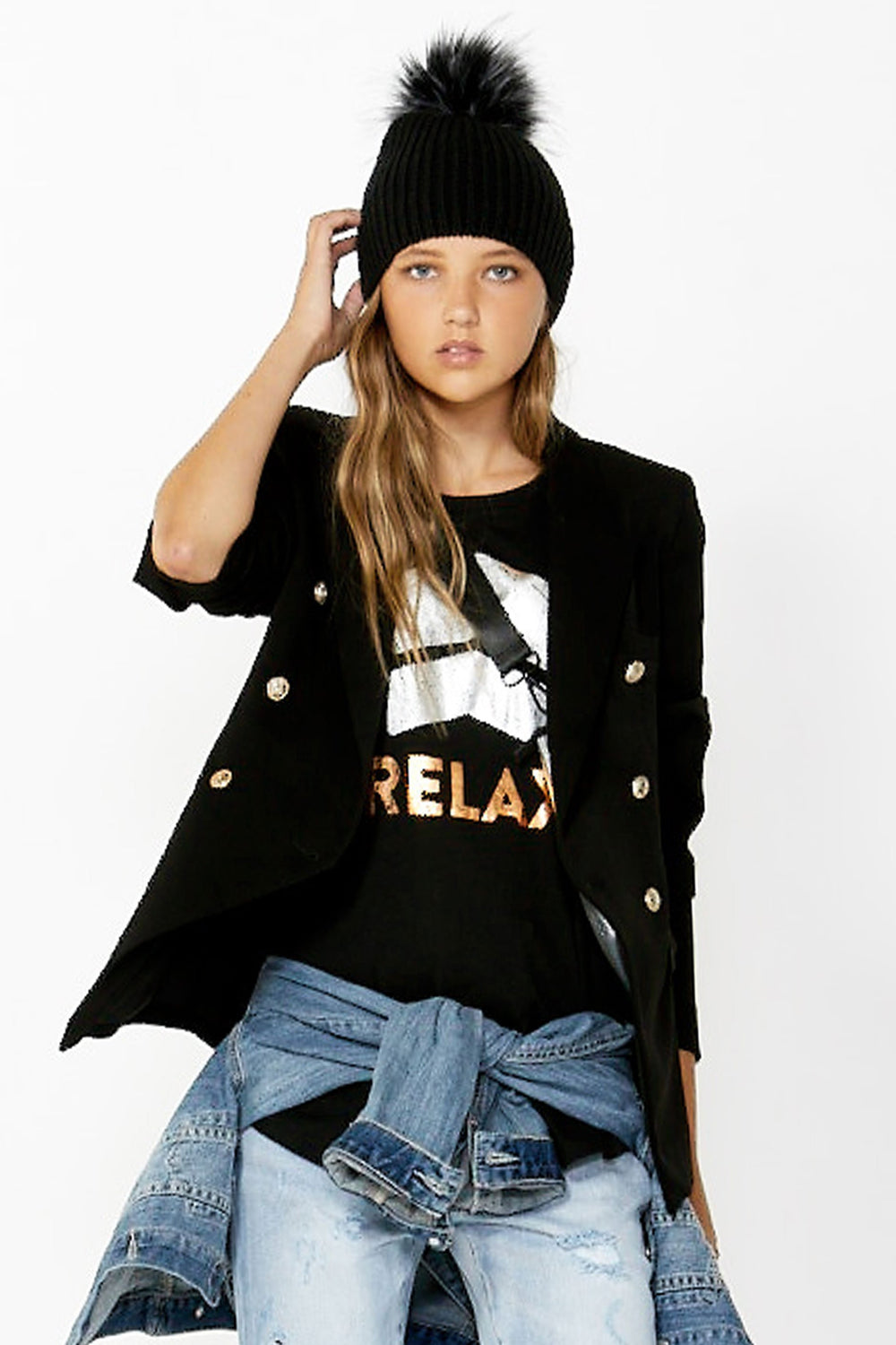 [TEST] Kids Relax Logo Foil Tee