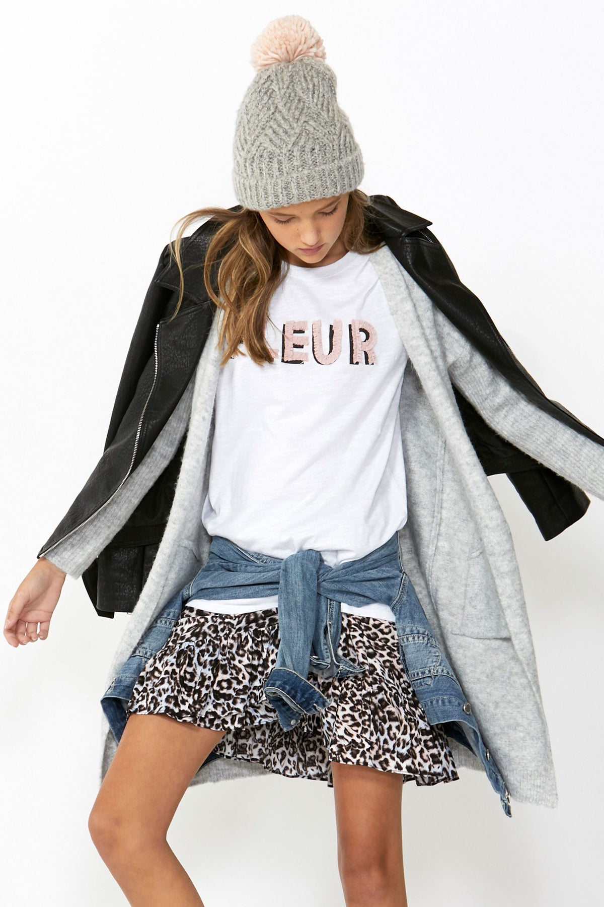 [TEST] Kids Fleur Applique Tee
