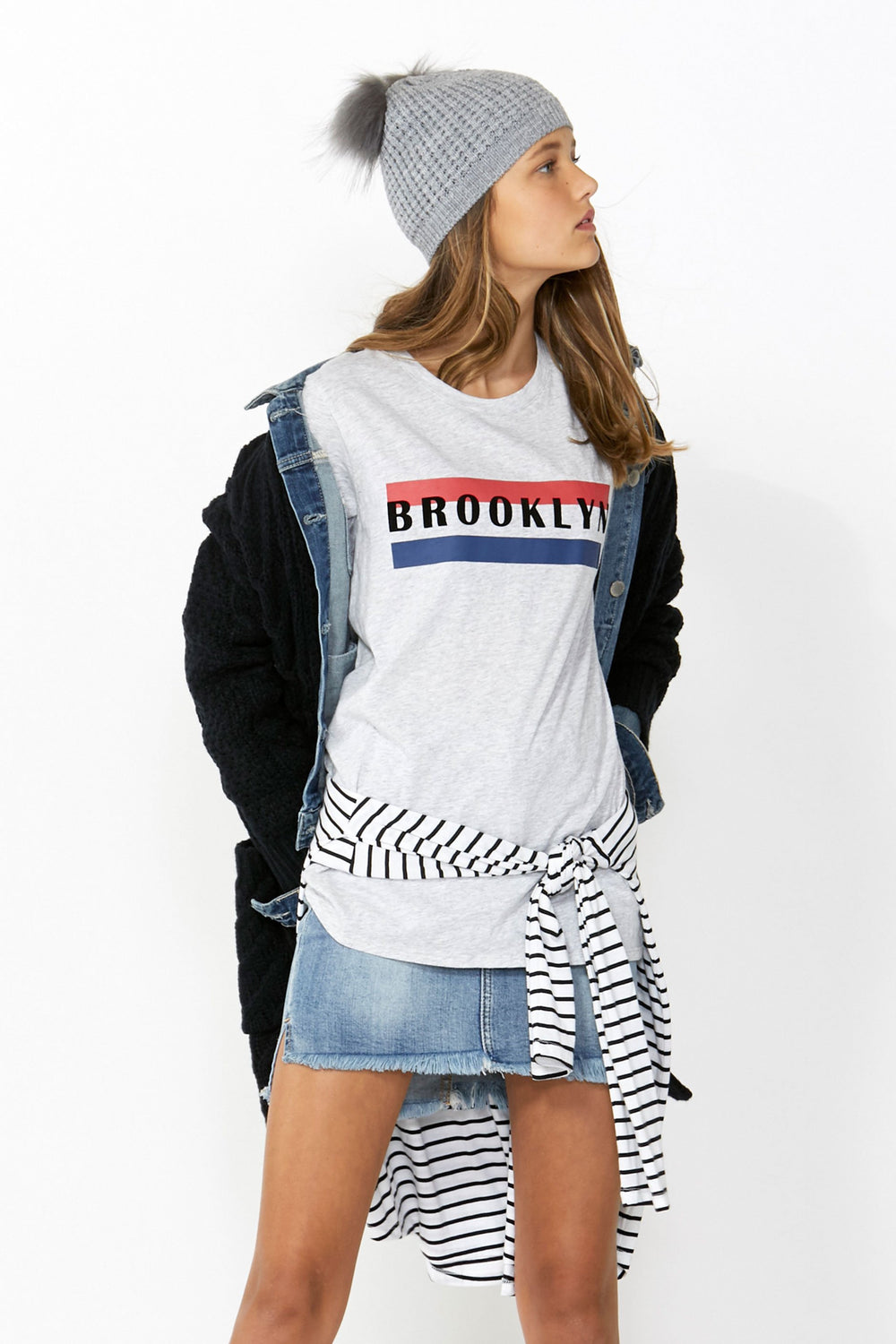 [TEST] Kids Multi Stripe Brooklyn Tee