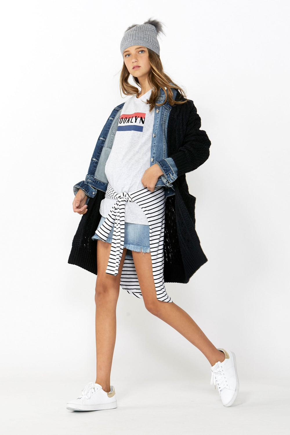 [TEST] Kids Multi Stripe Brooklyn Tee