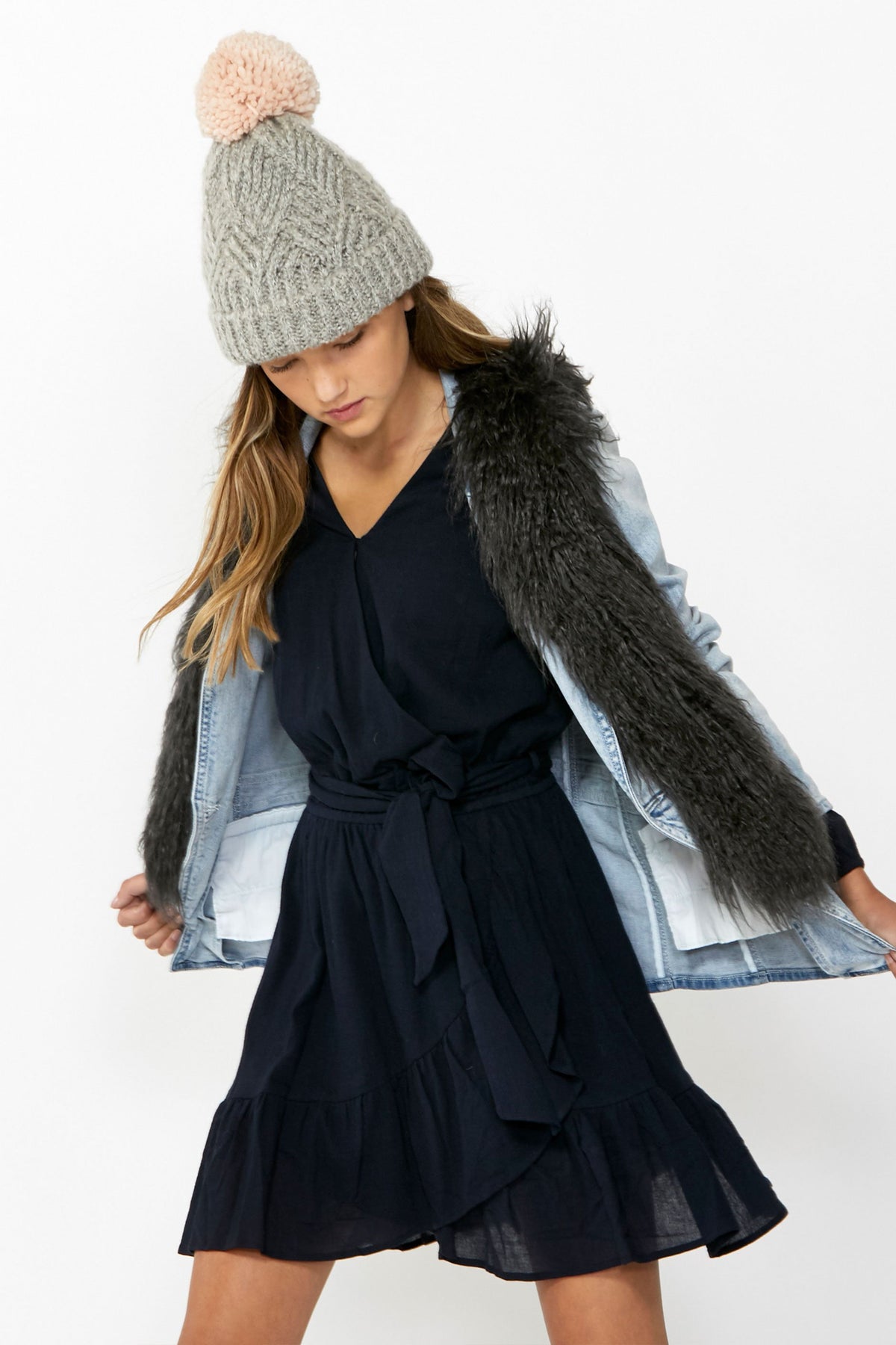 [TEST] Kids Chloe Wrap Tie Dress