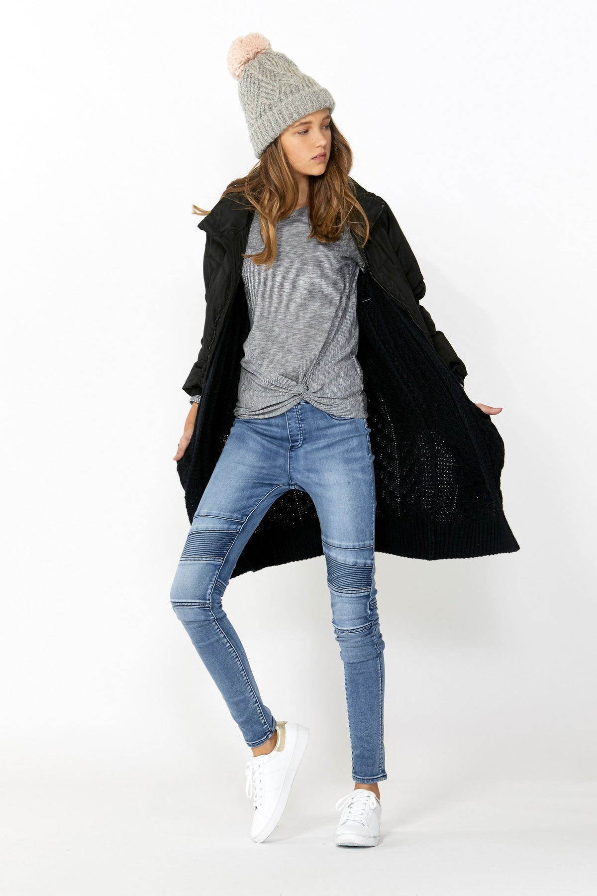 [TEST] Kids Tyla Cable Knit Cardi