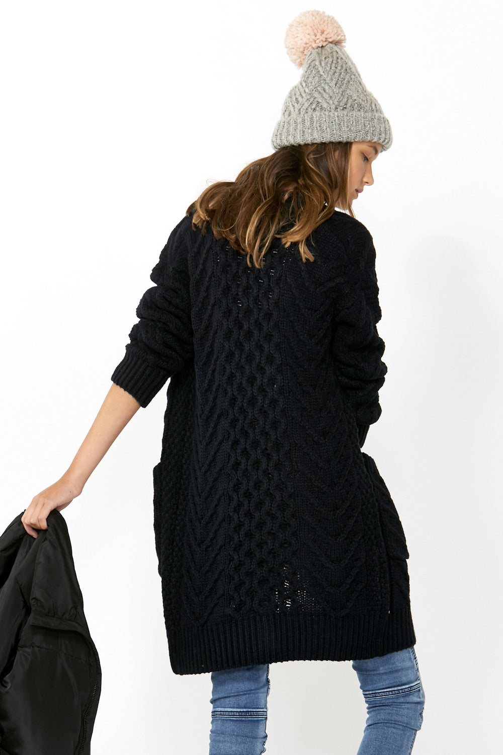 [TEST] Kids Tyla Cable Knit Cardi