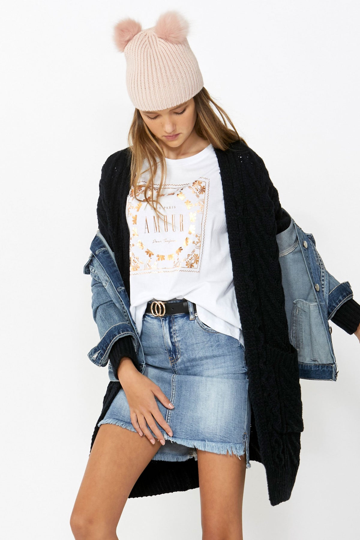 [TEST] Kids Amour Scarf Print Tee