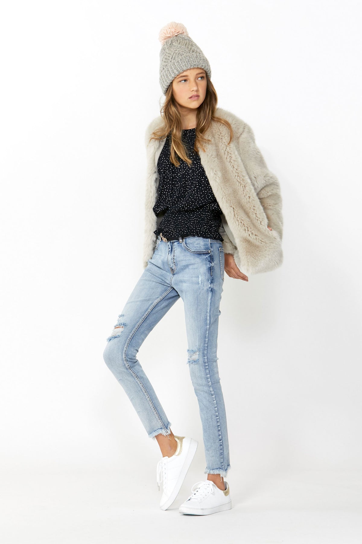 [TEST] Kids Charlie Shirred Top