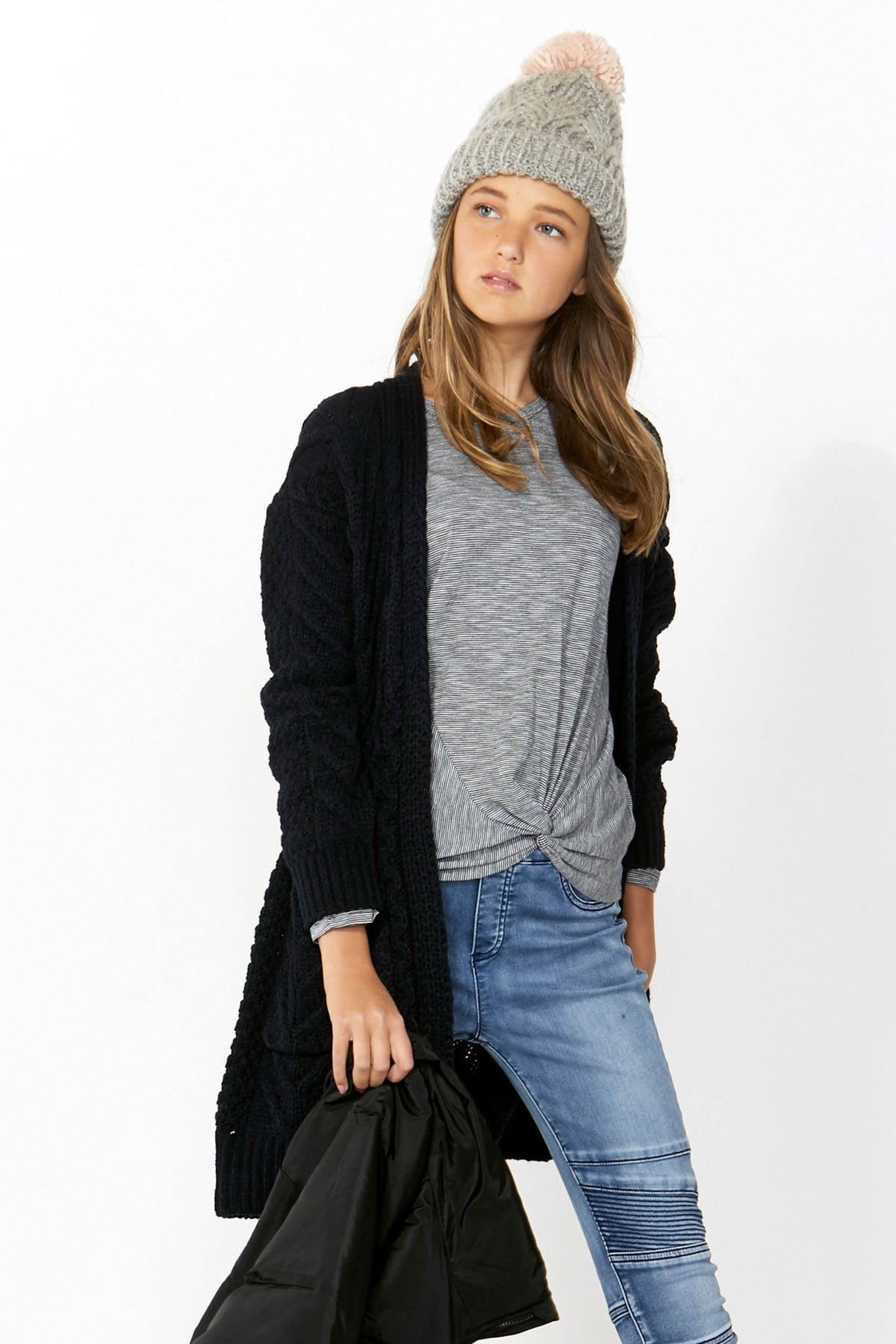 [TEST] Kids Vivi Long Sleeve Knot Top
