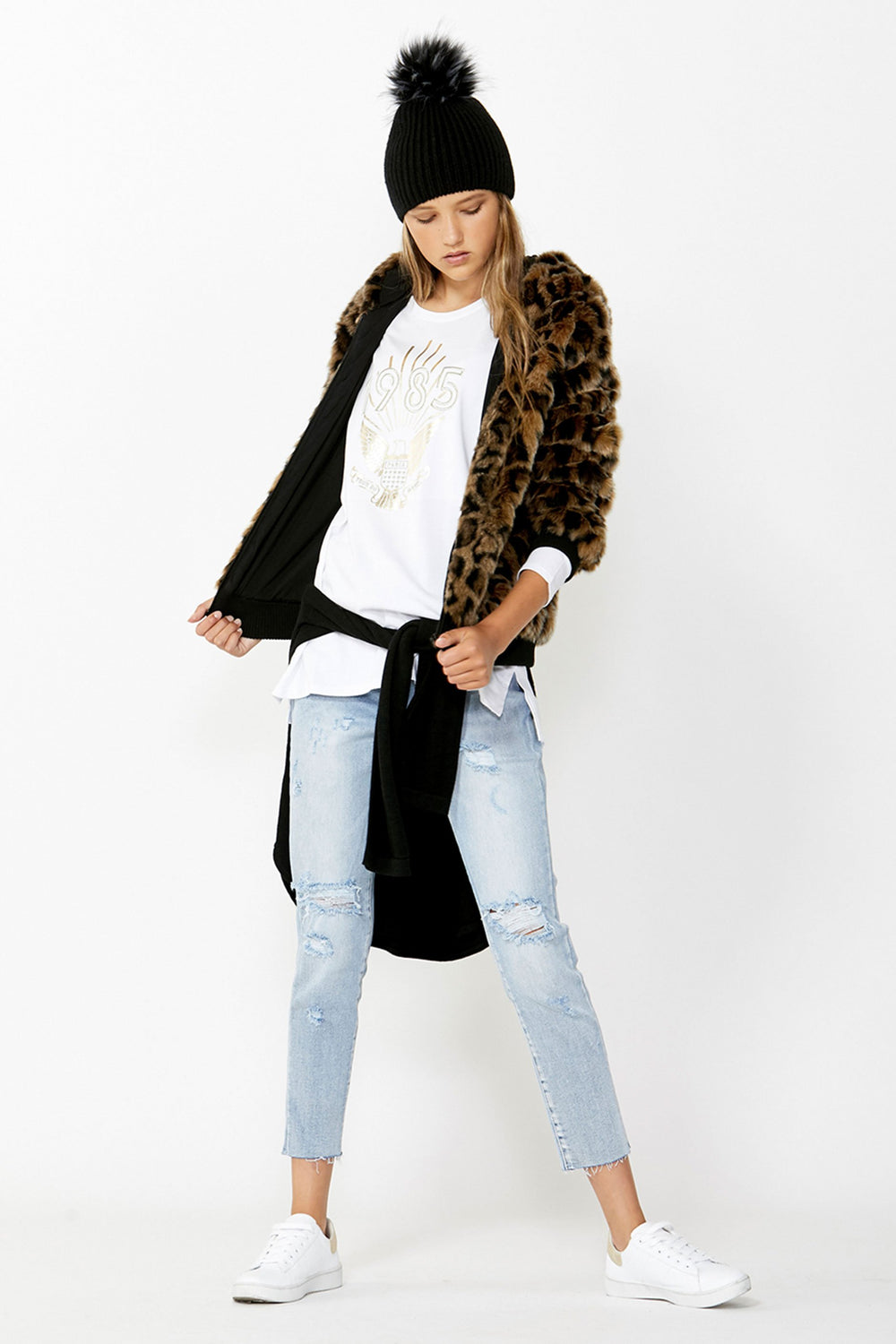 [TEST] Kids Lurex 1985 LS Slouch Tee