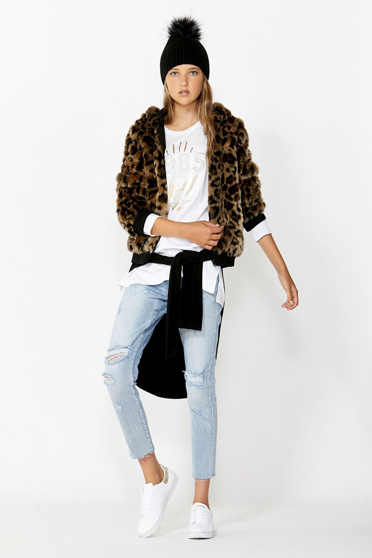 [TEST] Kids Lurex 1985 LS Slouch Tee