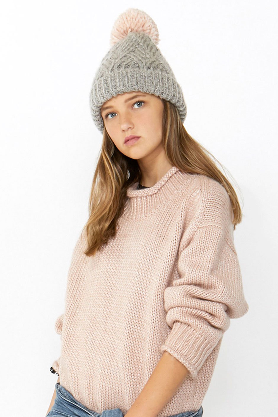 [TEST] Kids Pearl Weave Beanie