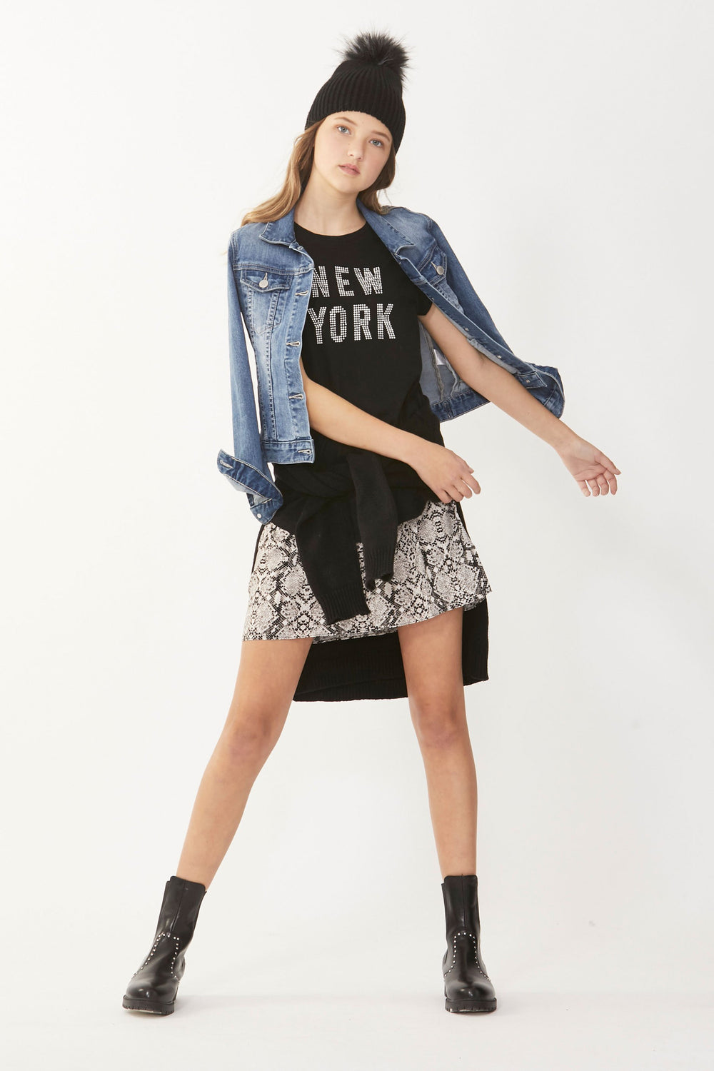 [TEST] Kids New York Crystal Tee