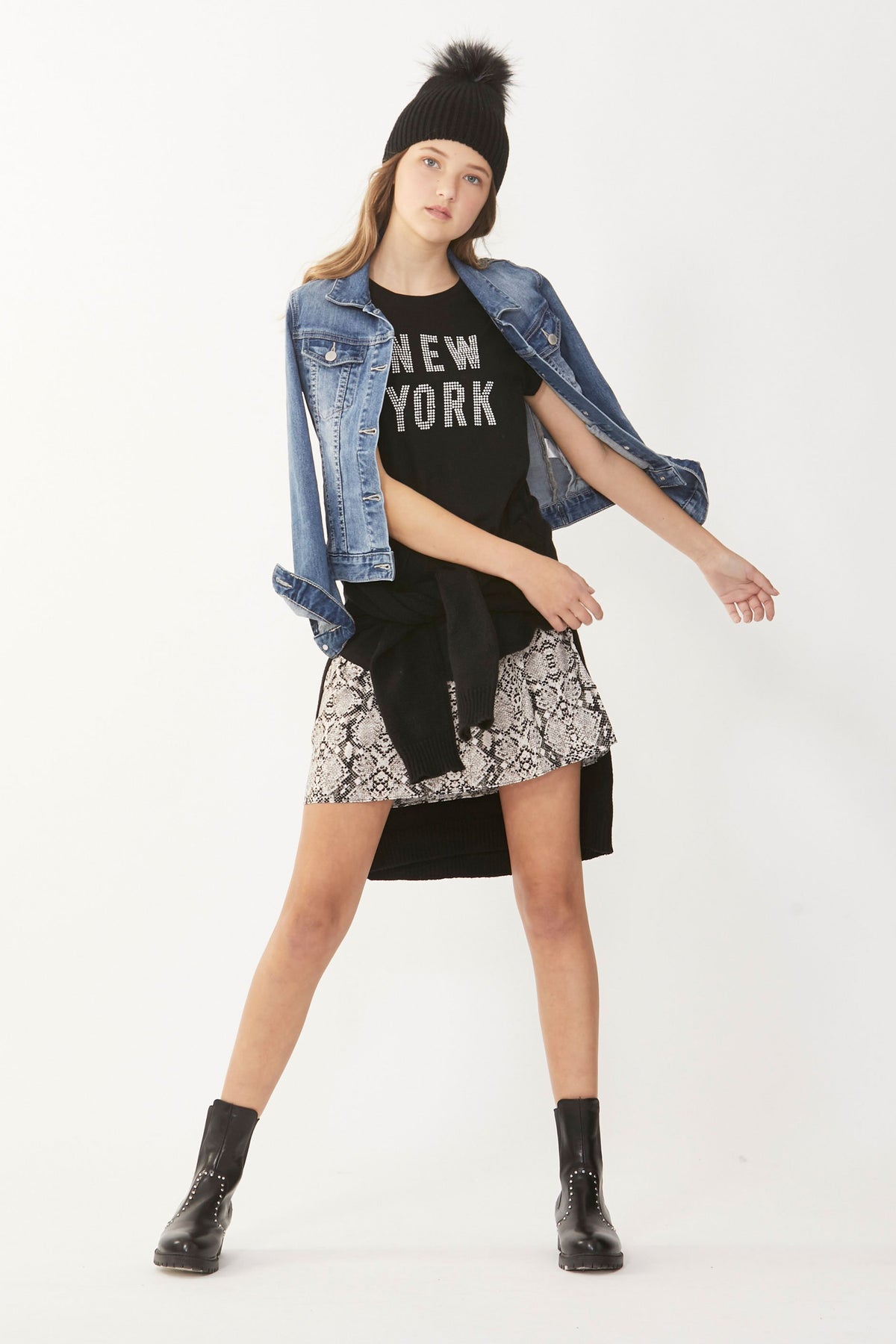 [TEST] Kids New York Crystal Tee
