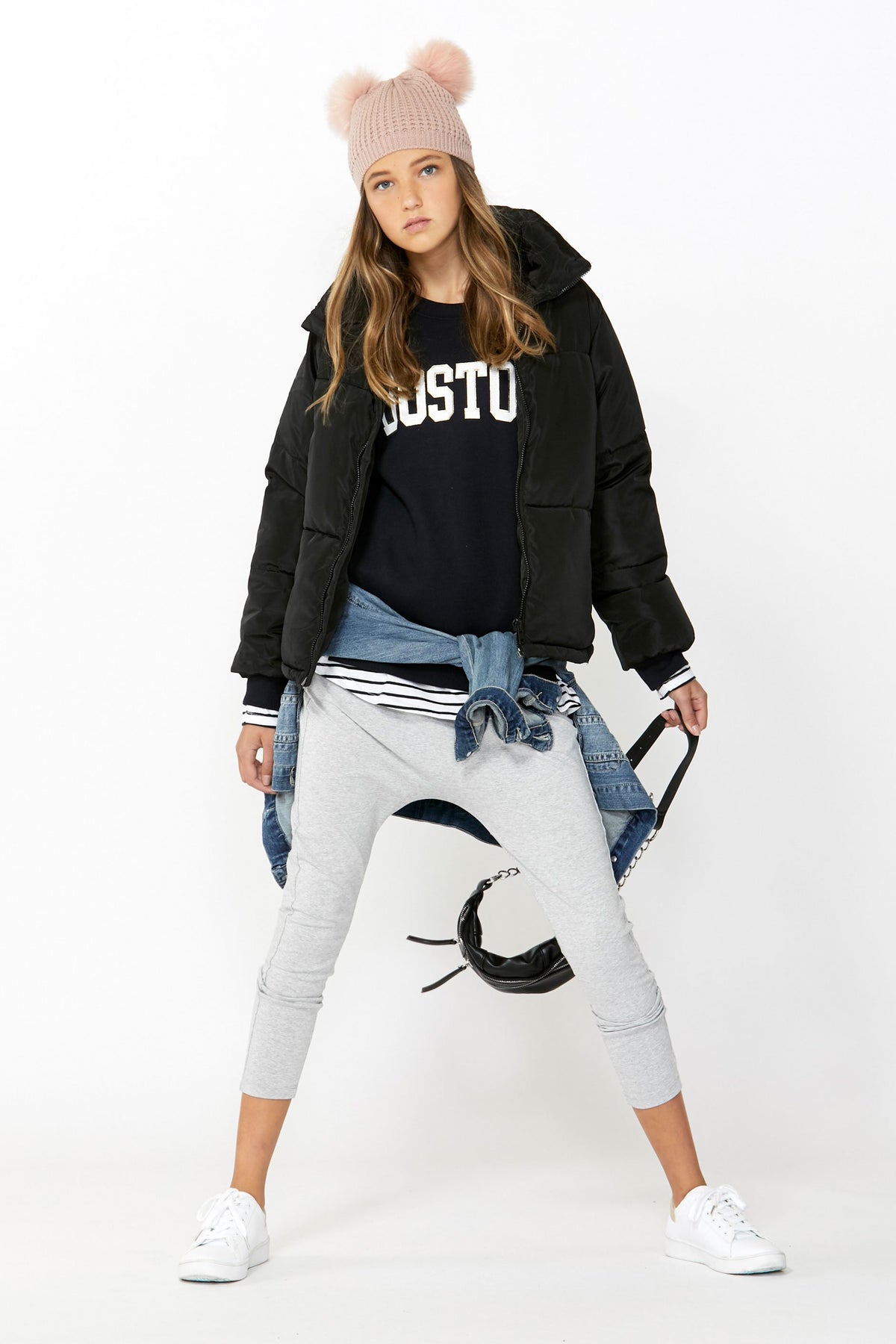 [TEST] Kids Boston Stepped Hem Sweat