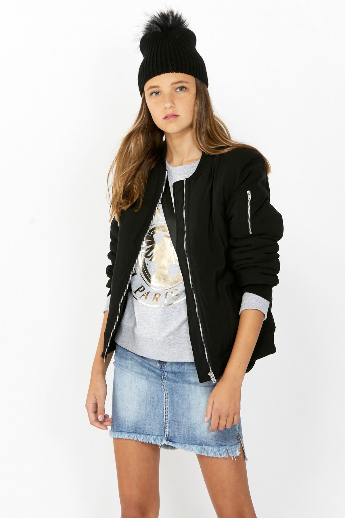 [TEST] Kids Cropped Crew Sweat