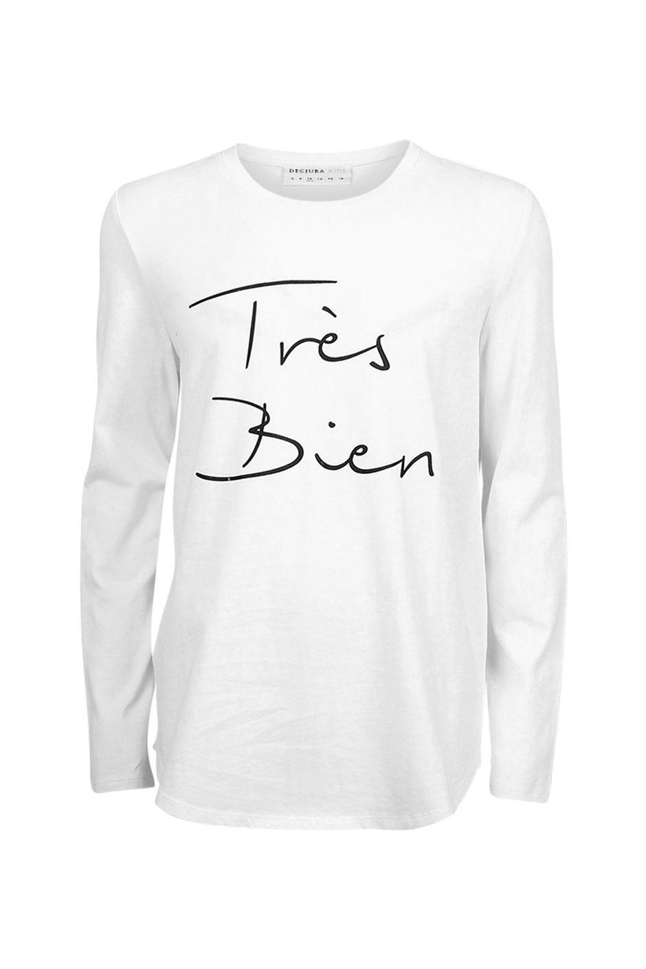 [TEST] Kids Tres Bien Long Sleeve Tee