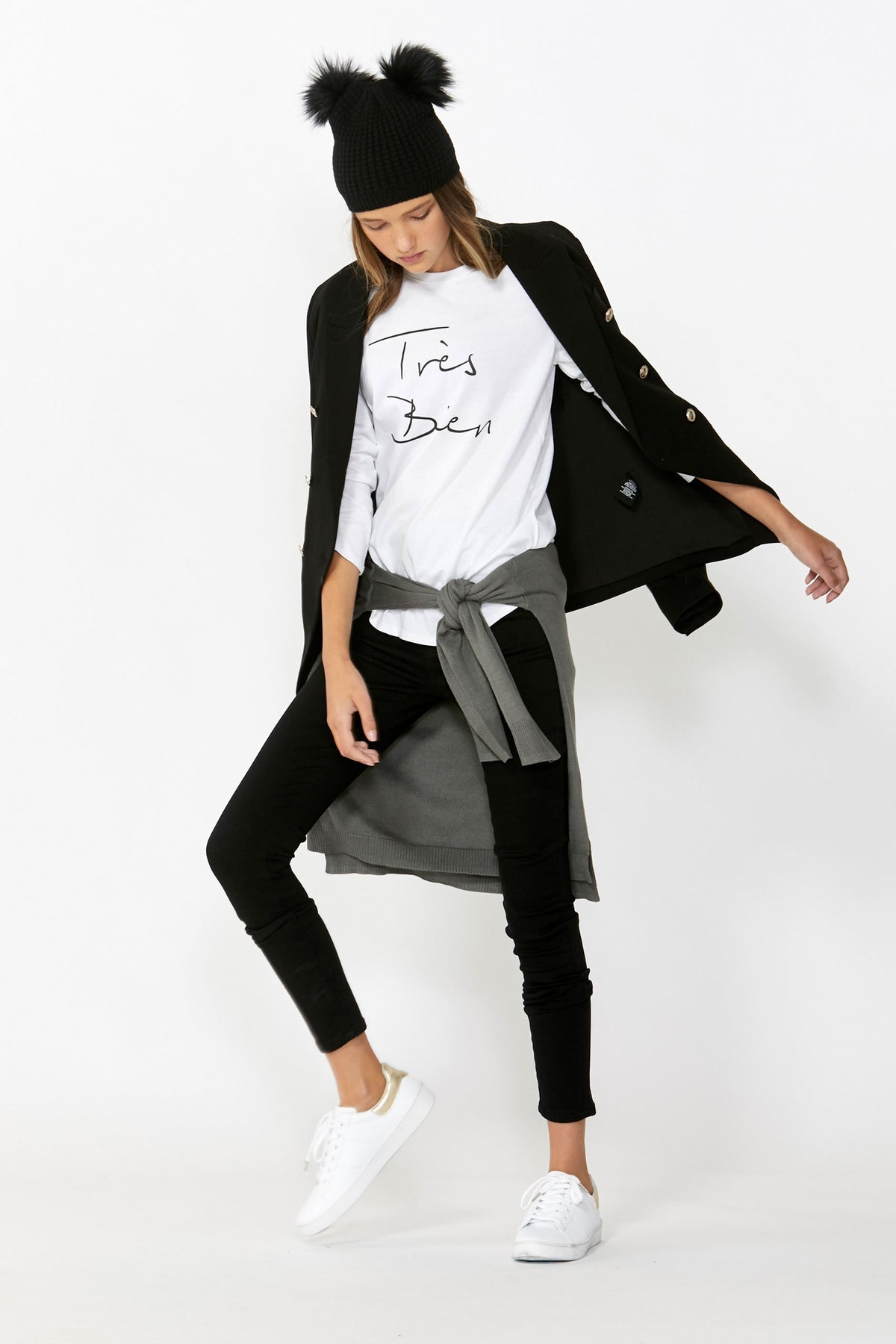 [TEST] Kids Tres Bien Long Sleeve Tee