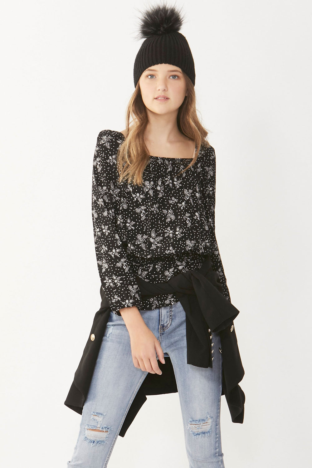 [TEST] Kids Adeline Shirred Top