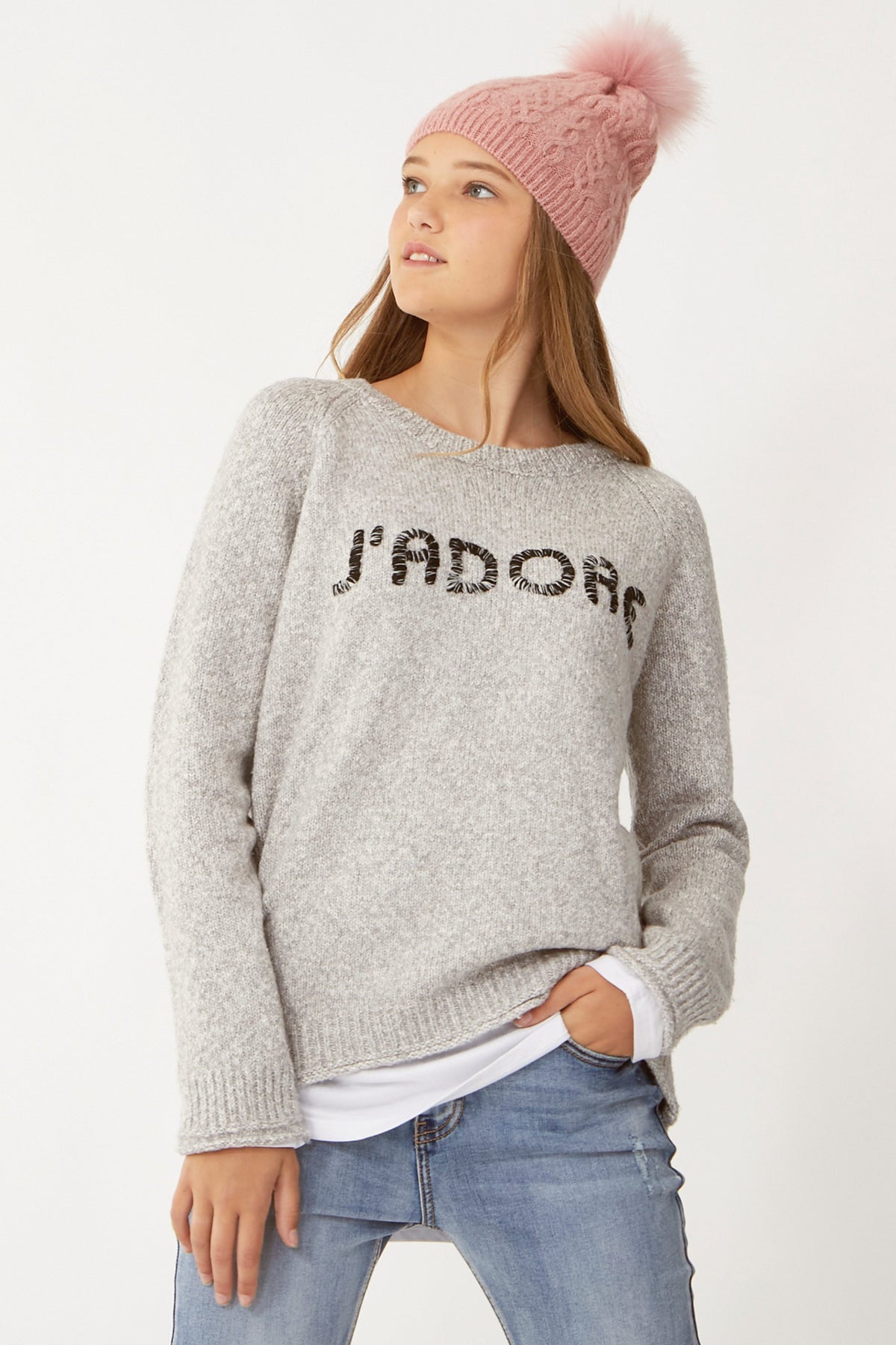 [TEST] Kids Rylee Text Knit
