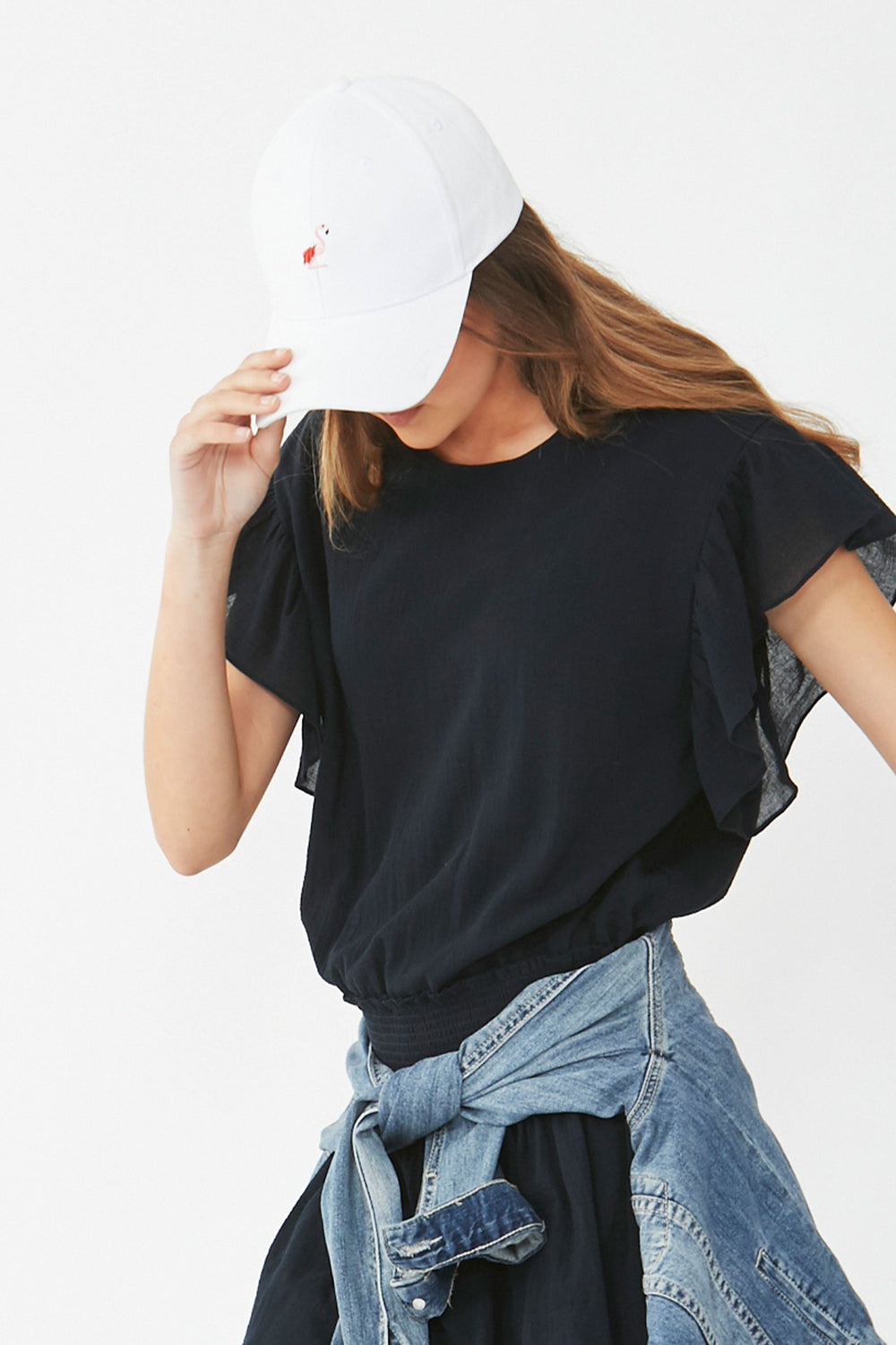 [TEST] Kids Flamingo Embroidered Cap