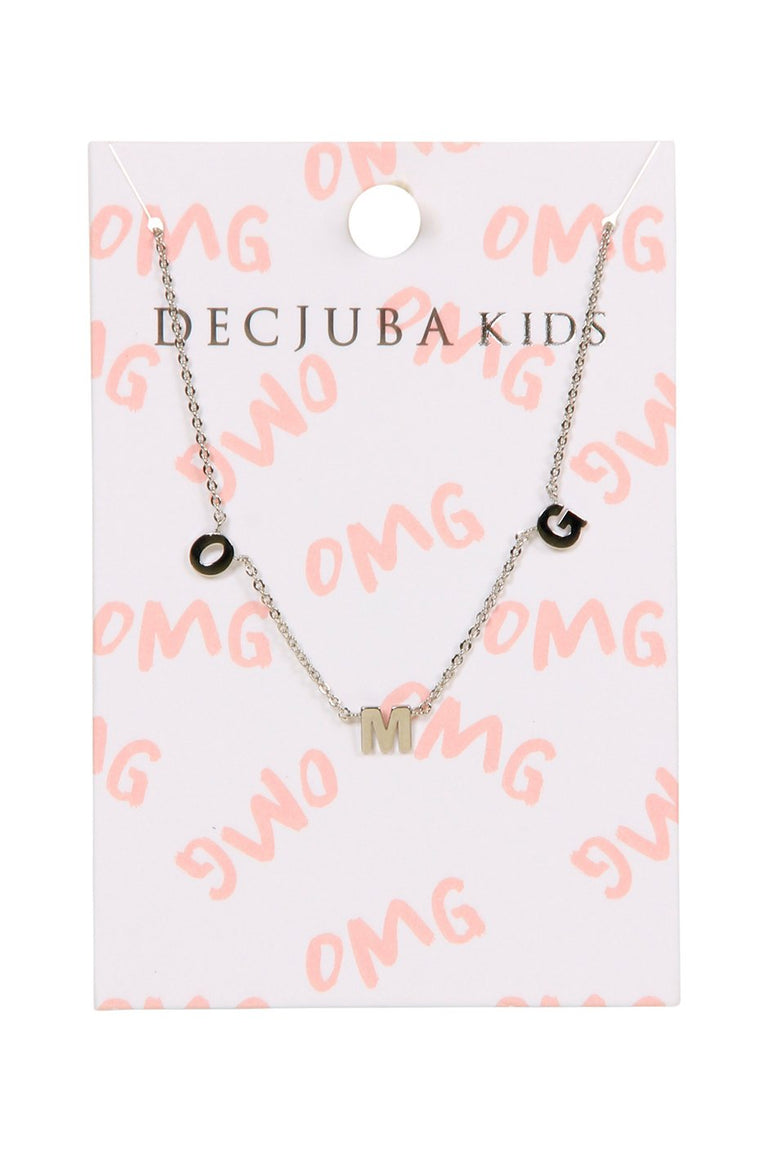 [TEST] Kids OMG Letter Necklace