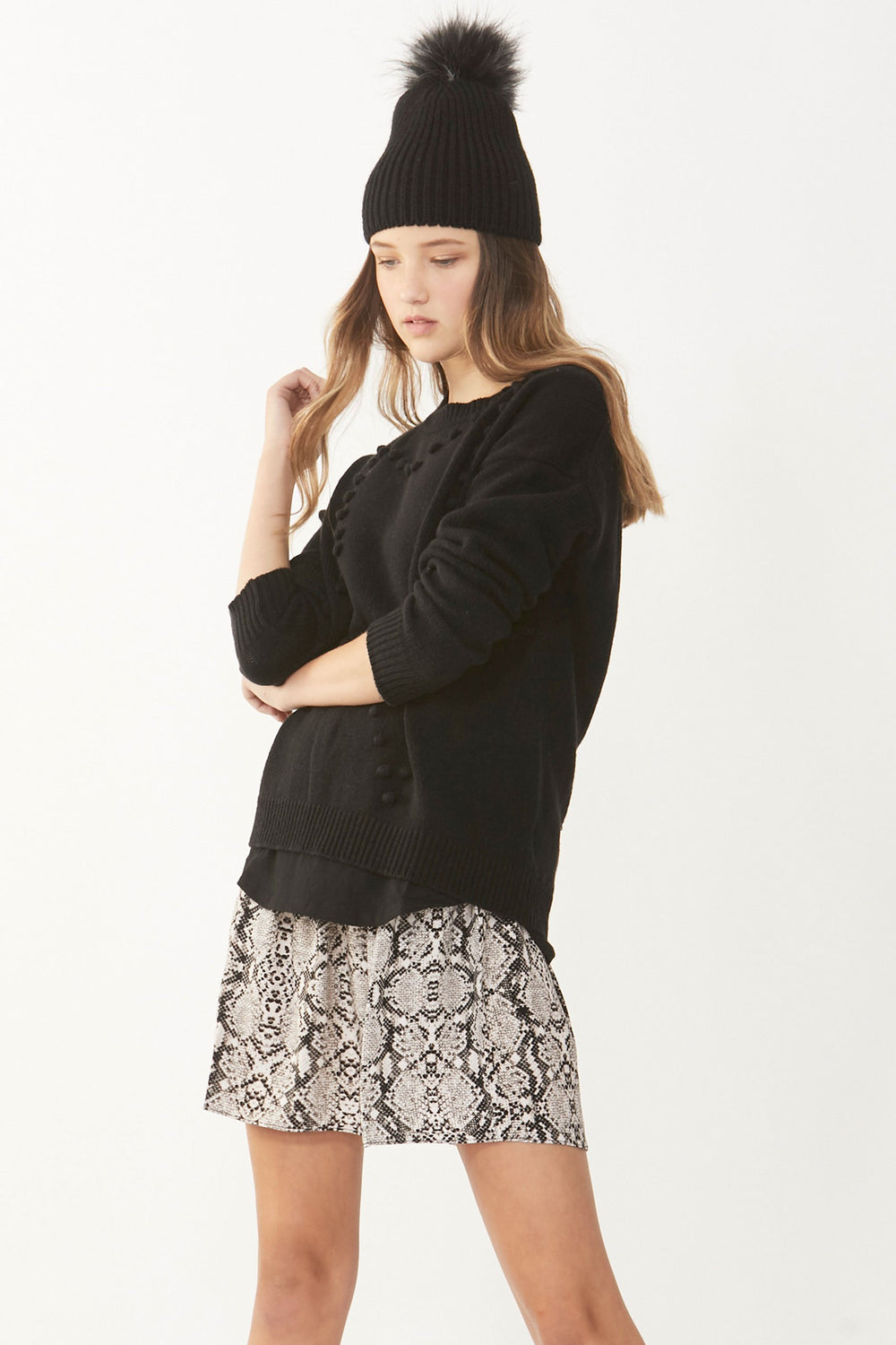 [TEST] Kids Tiegan Popcorn Knit