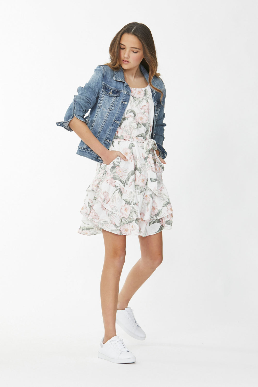[TEST] Kids Kaya Print Wrap Dress