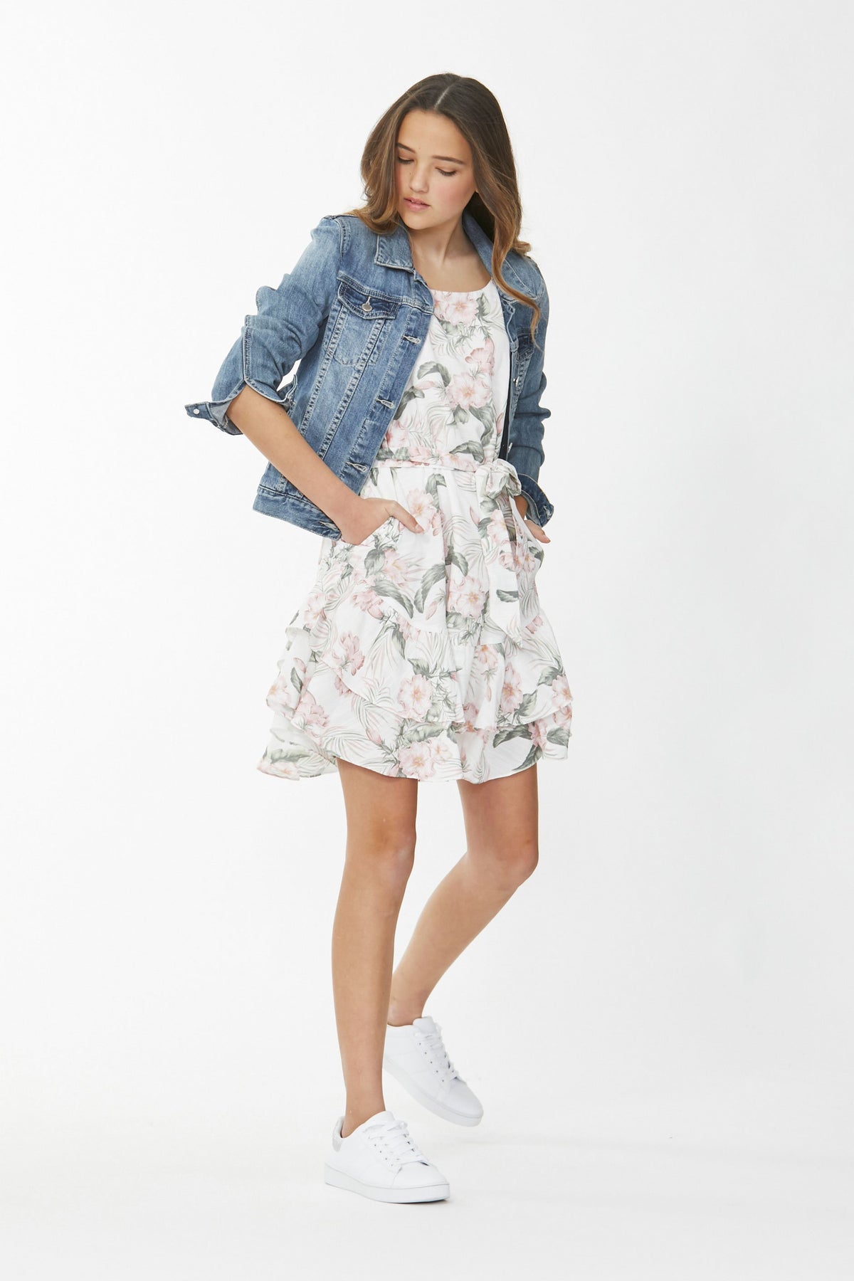 [TEST] Kids Kaya Print Wrap Dress
