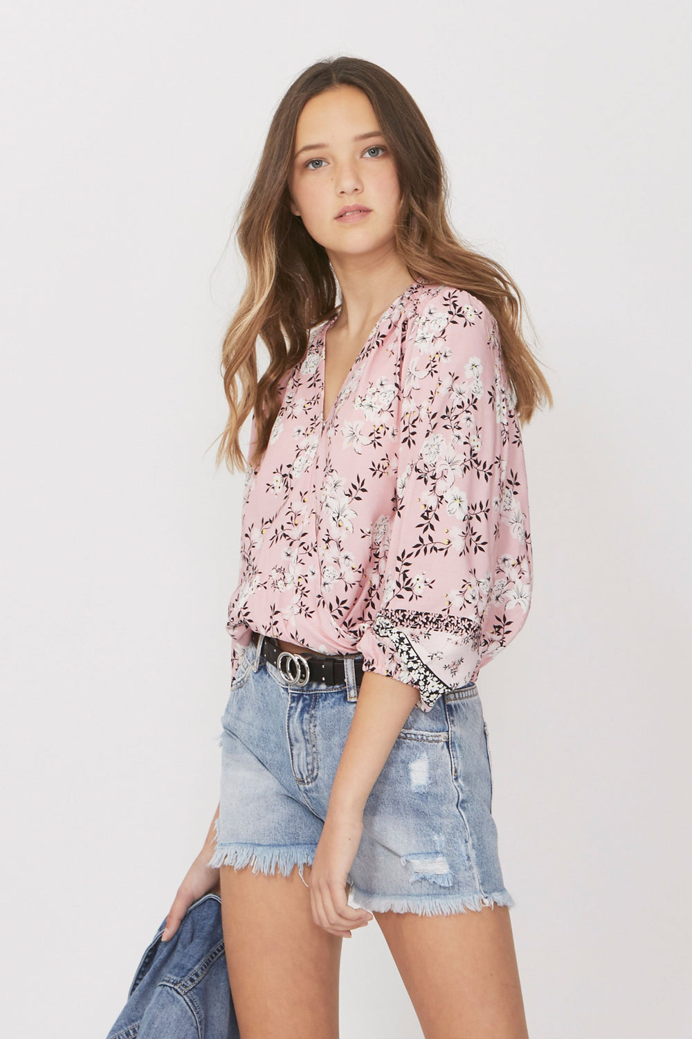 [TEST] Kids Genevieve Wrap Top