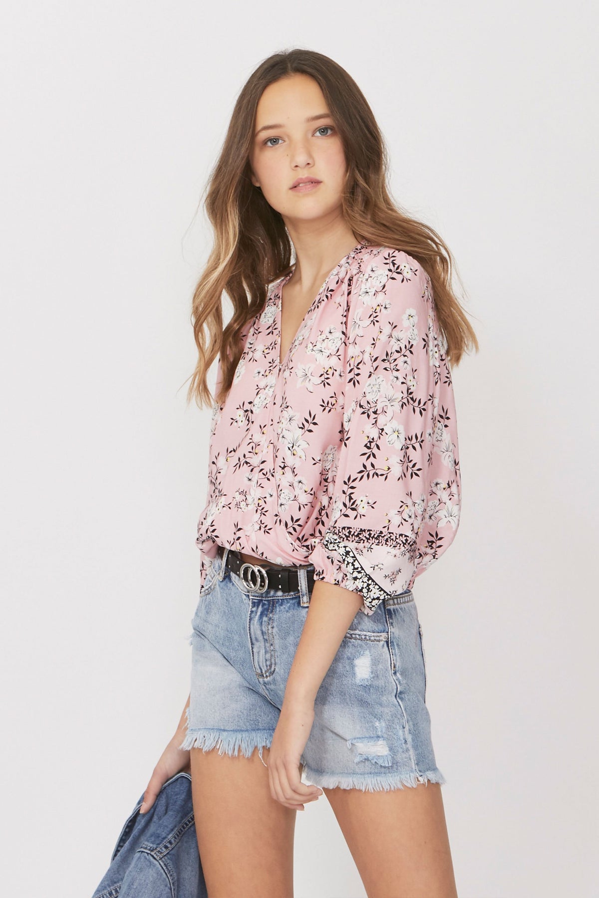 [TEST] Kids Genevieve Wrap Top