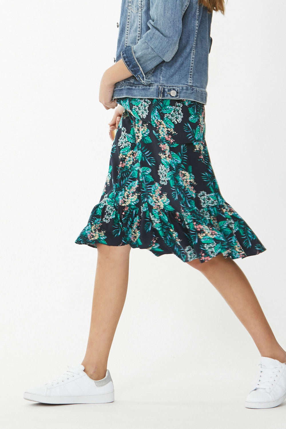 [TEST] Kids Asha Ruffle Midi Skirt