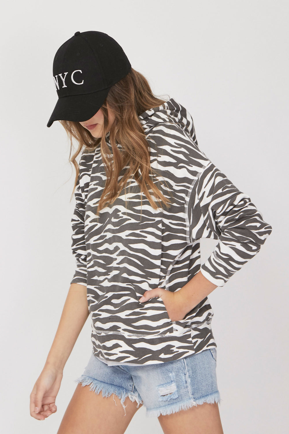 [TEST] Kids Zebra Print Hoodie