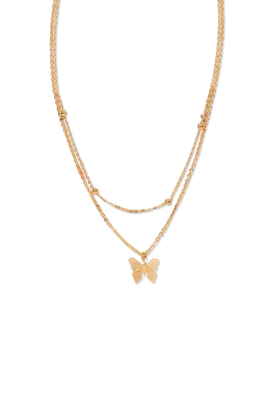 [TEST] Kids Tiered Butterfly Necklace