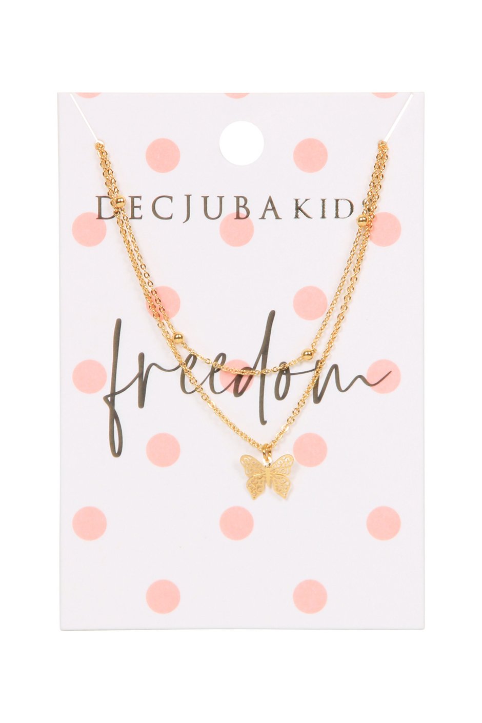 [TEST] Kids Tiered Butterfly Necklace
