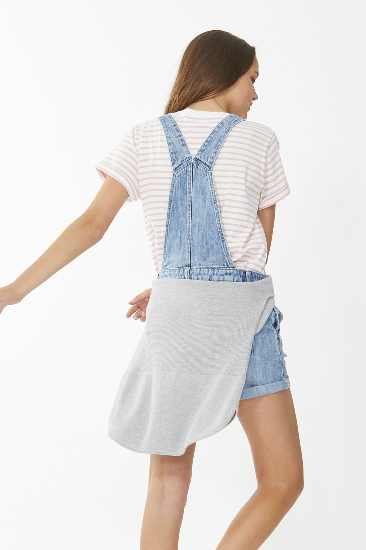 [TEST] Kids Freya Cuffed Stripe Tee