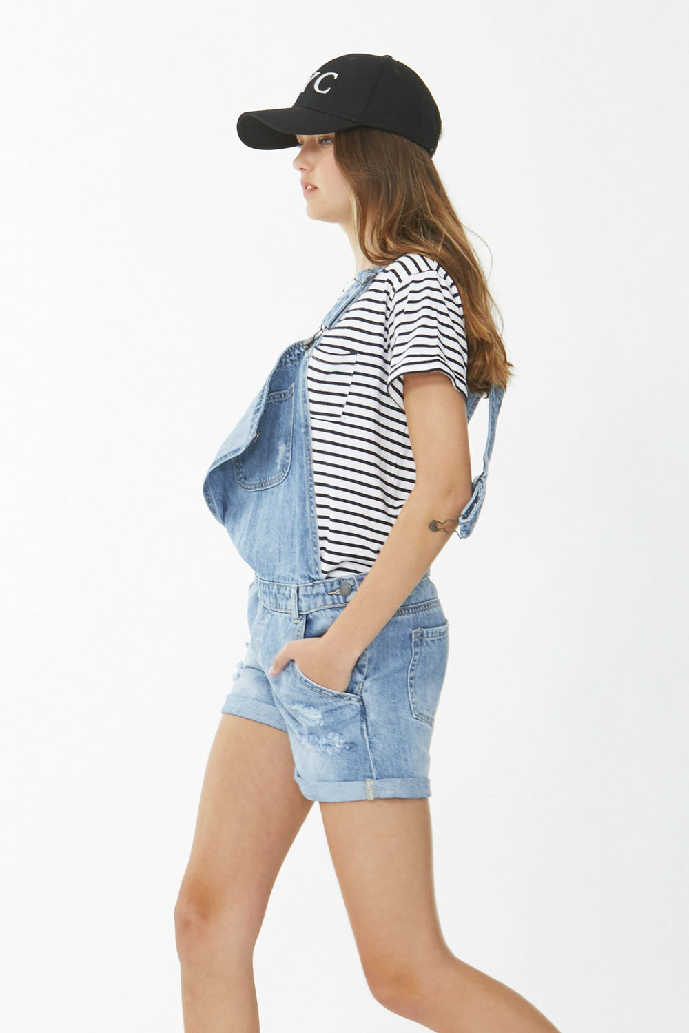[TEST] Kids Freya Cuffed Stripe Tee