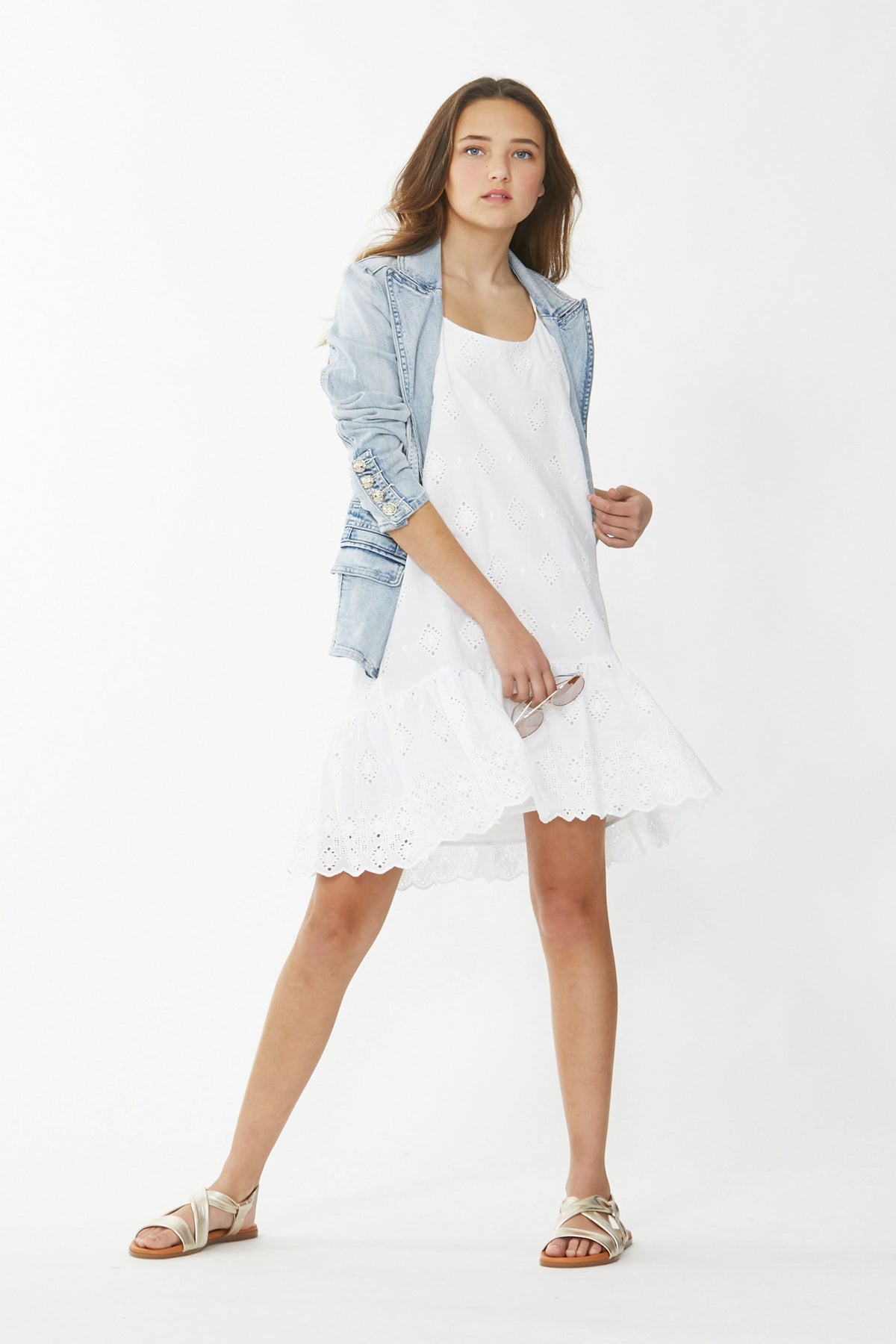 [TEST] Kids Nessa Broderie Dress