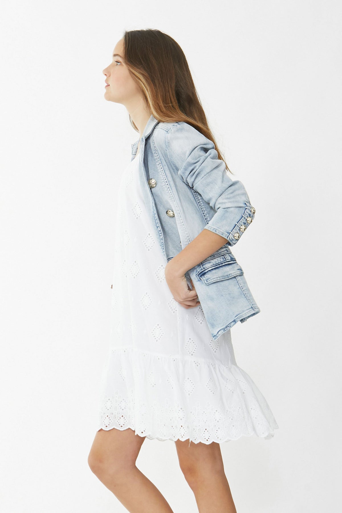 [TEST] Kids Nessa Broderie Dress