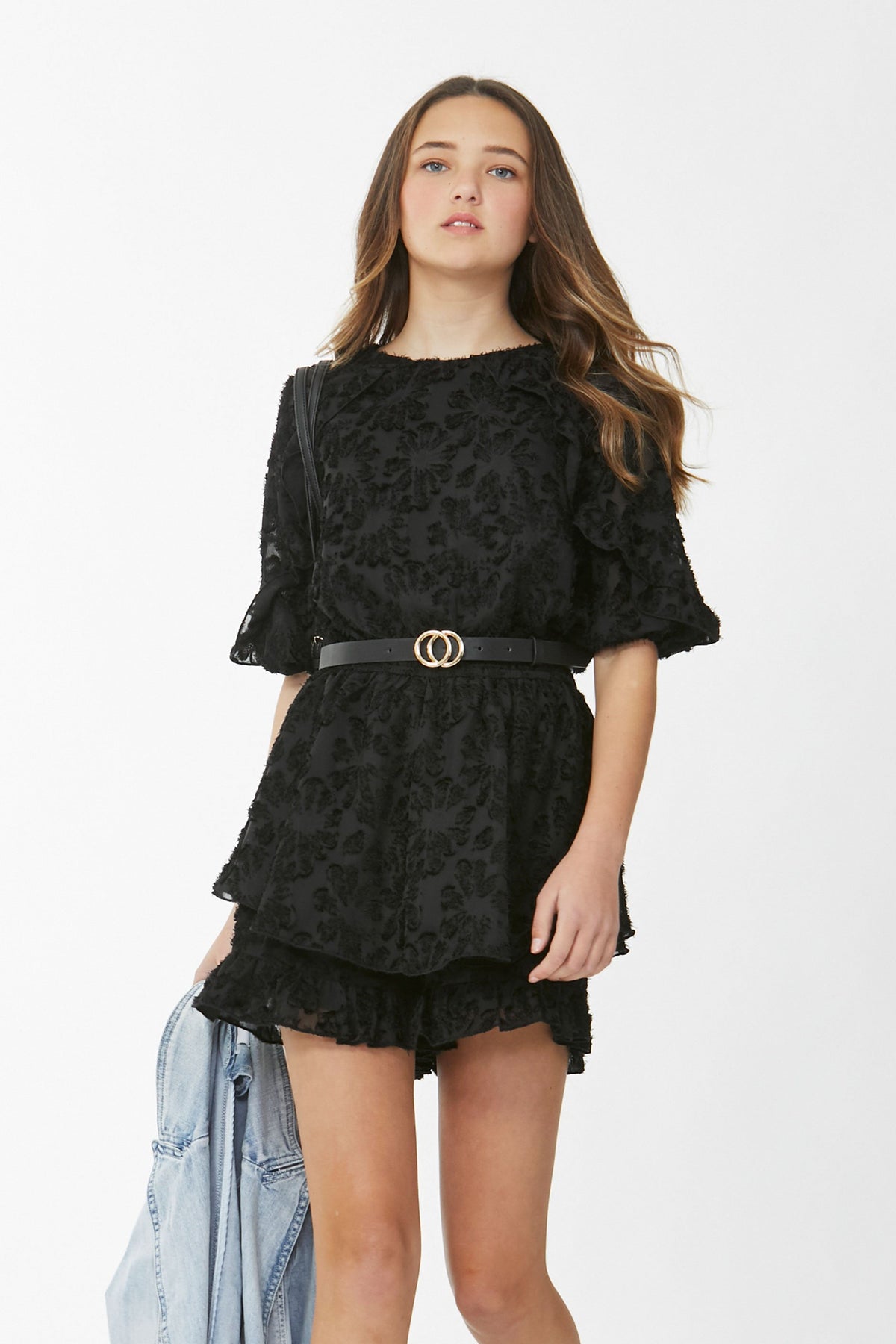 [TEST] Kids Rose Burnout Playsuit