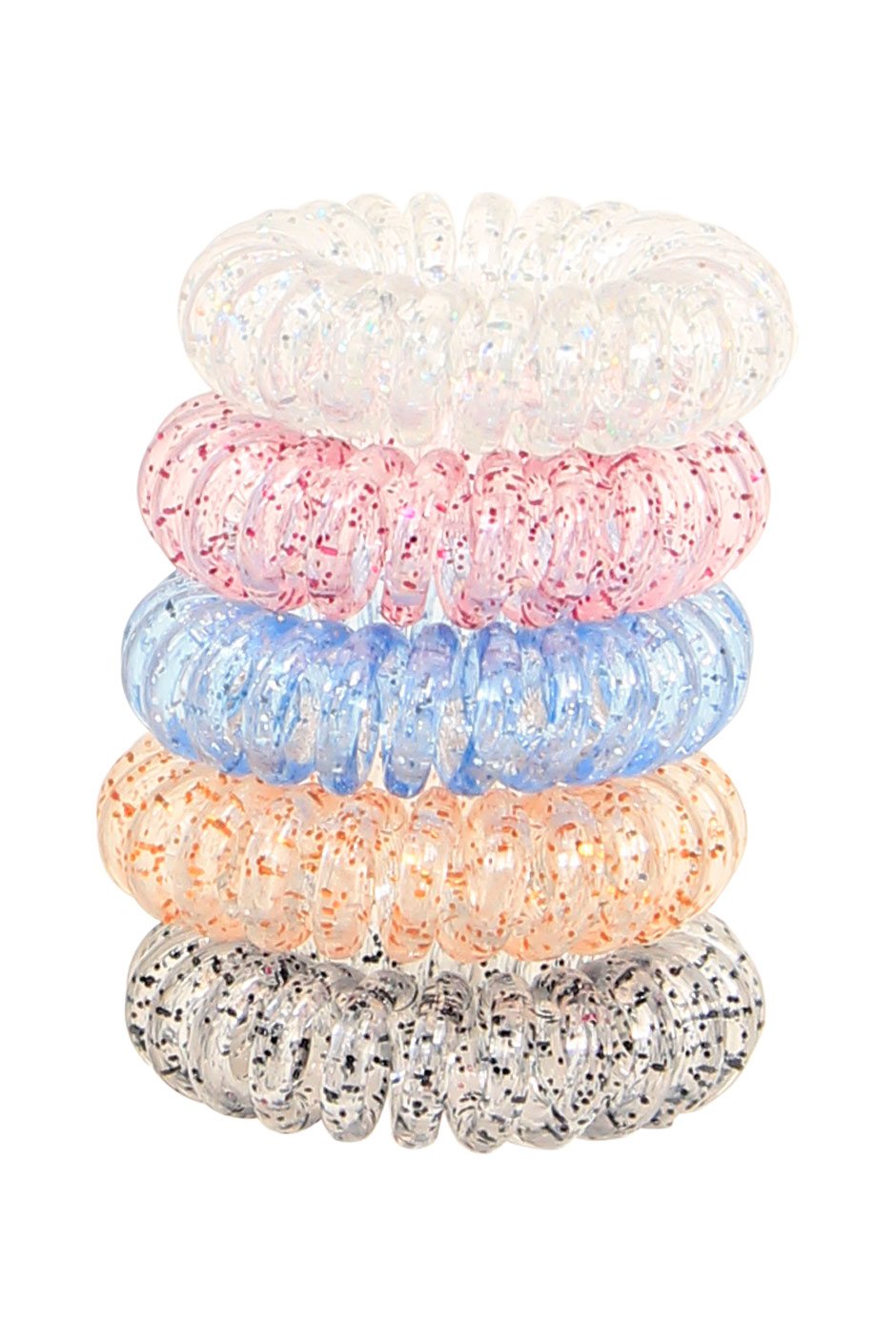 [TEST] Kids Spiral Hair Tie 5 Pack