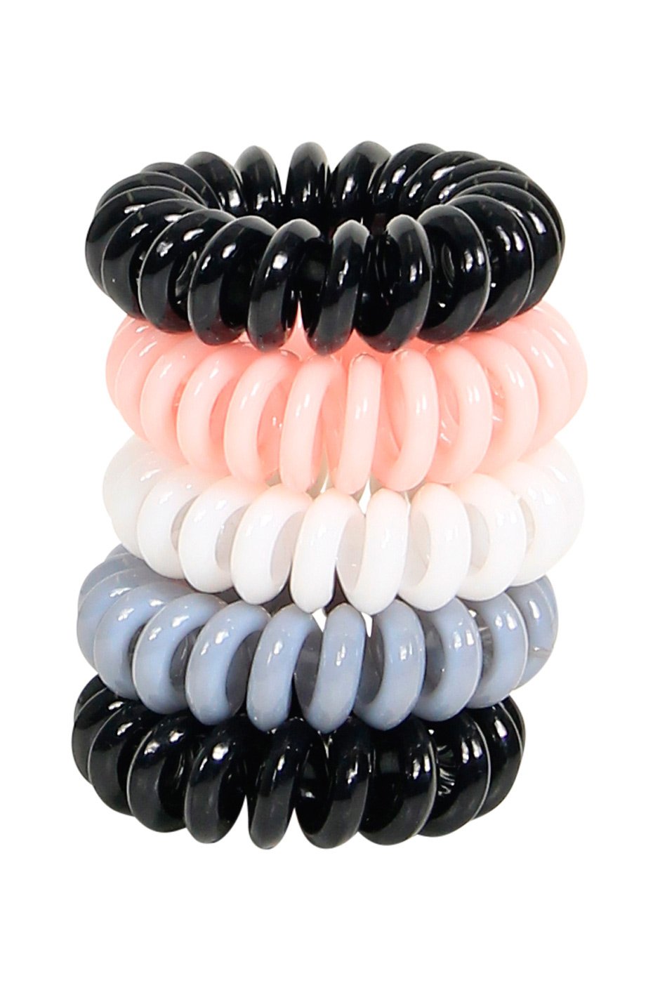 [TEST] Kids Spiral Hair Tie 5 Pack