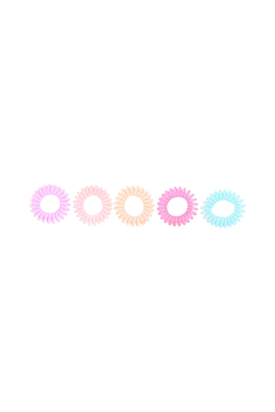 [TEST] Kids Spiral Hair Tie 5 Pack