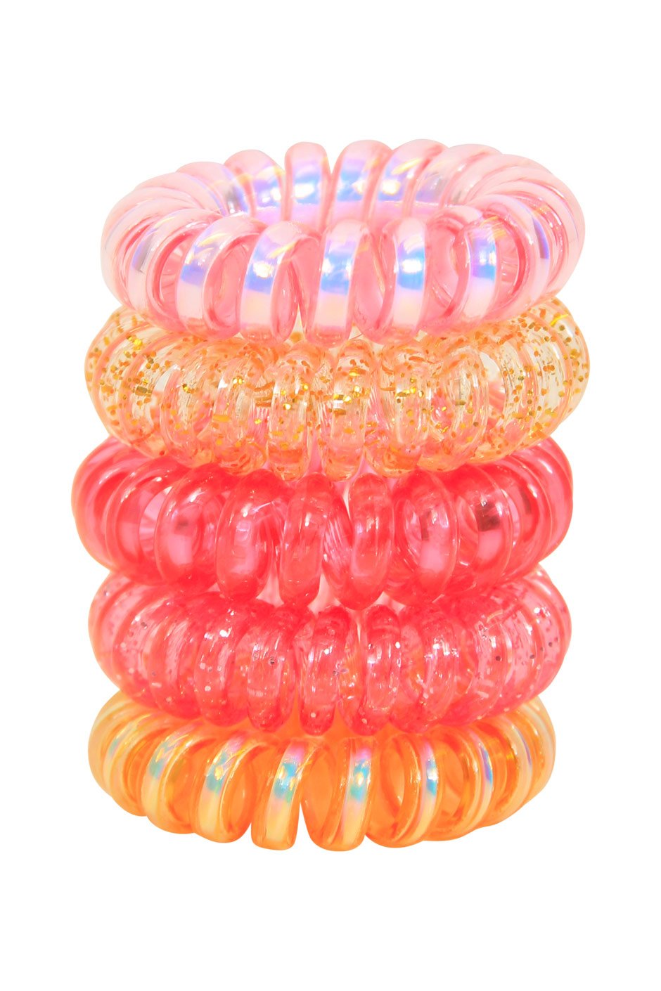 [TEST] Kids Spiral Hair Tie 5 Pack