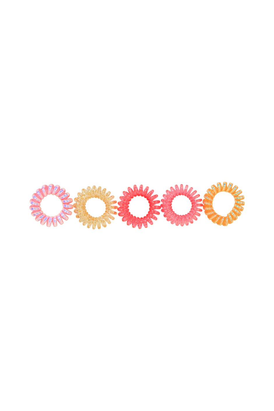 [TEST] Kids Spiral Hair Tie 5 Pack